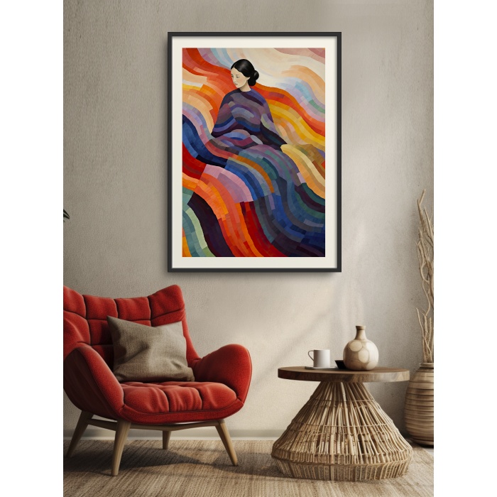 HOMEPACK AHŞAP ÇERÇEVELİ TEK PARÇA TABLO POSTER TABLO TK/195
