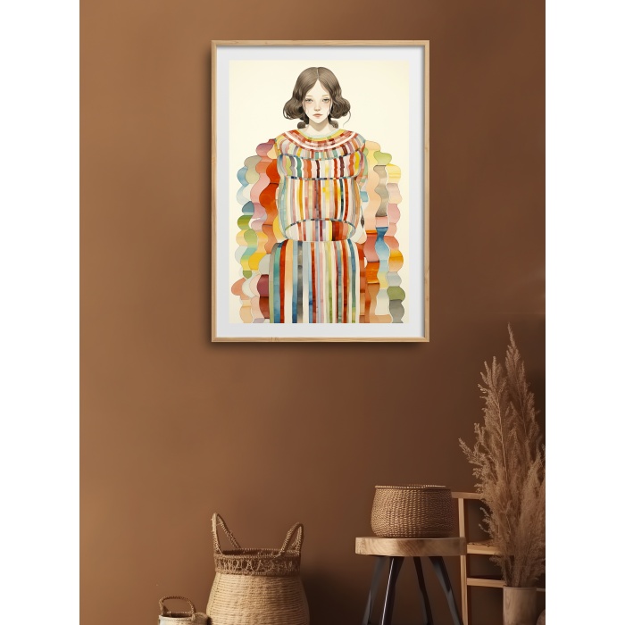 HOMEPACK AHŞAP ÇERÇEVELİ TEK PARÇA TABLO POSTER TABLO TK/196