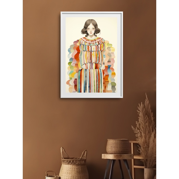HOMEPACK AHŞAP ÇERÇEVELİ TEK PARÇA TABLO POSTER TABLO TK/196