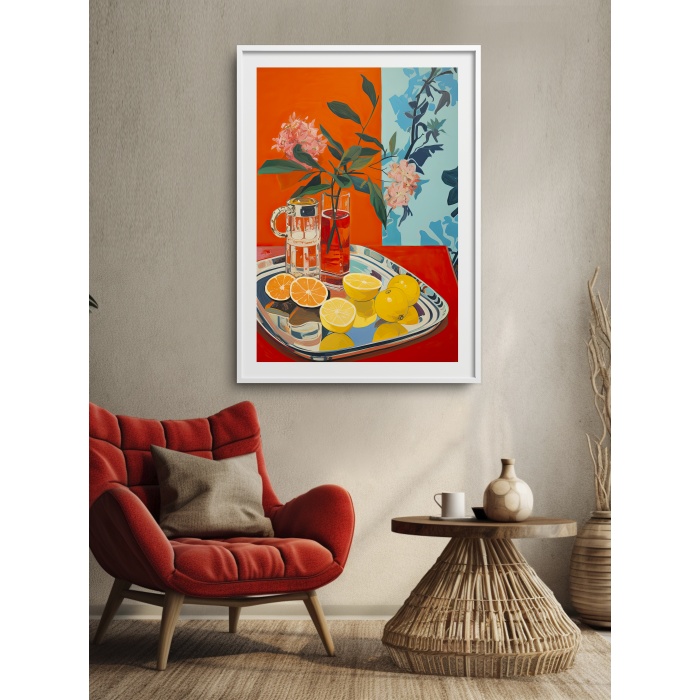 HOMEPACK AHŞAP ÇERÇEVELİ TEK PARÇA TABLO POSTER TABLO TK/198