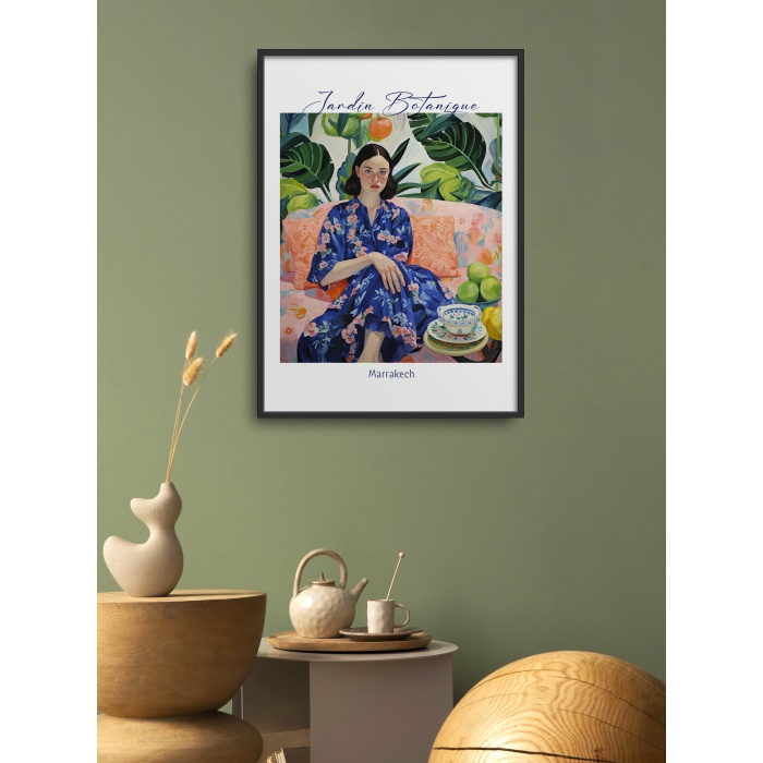 HOMEPACK AHŞAP ÇERÇEVELİ TEK PARÇA TABLO POSTER TABLO TK/199