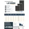Lexron 12w Monokristal Güneş Paneli