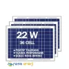 Lexron 22W Polikristal Güneş Paneli