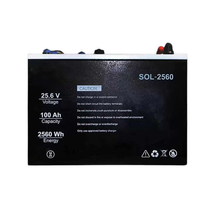 Solinved 25.6 V 100ah Lifepo4 Lityum Akü