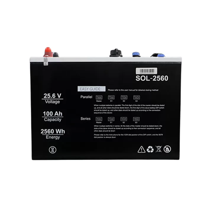 Solinved 25.6 V 100ah Lifepo4 Lityum Akü