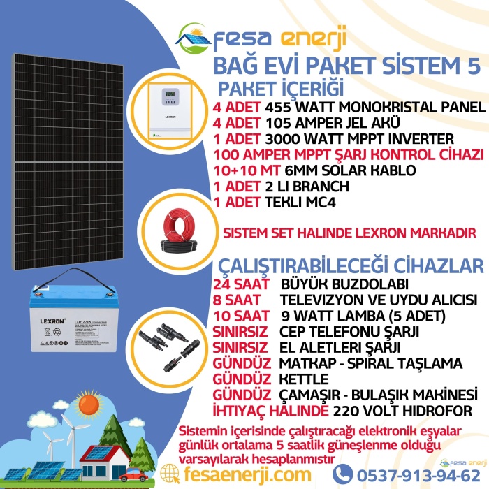 Bağ Evi Paket Sistemleri 5