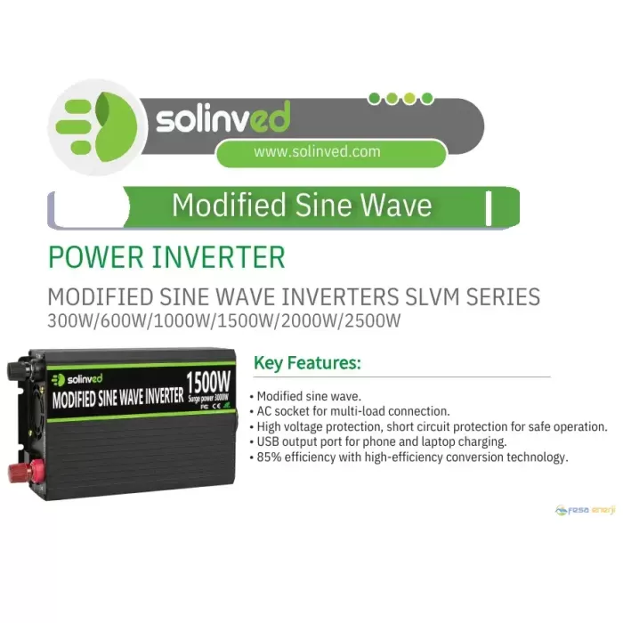 Solinved SLV Serisi 2000W Modifiye Sinüs İnverter 12V