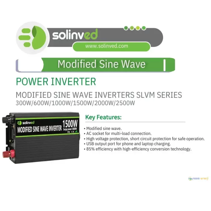 Solinved SLV Serisi 300W Modifiye Sinüs İnverter 12V