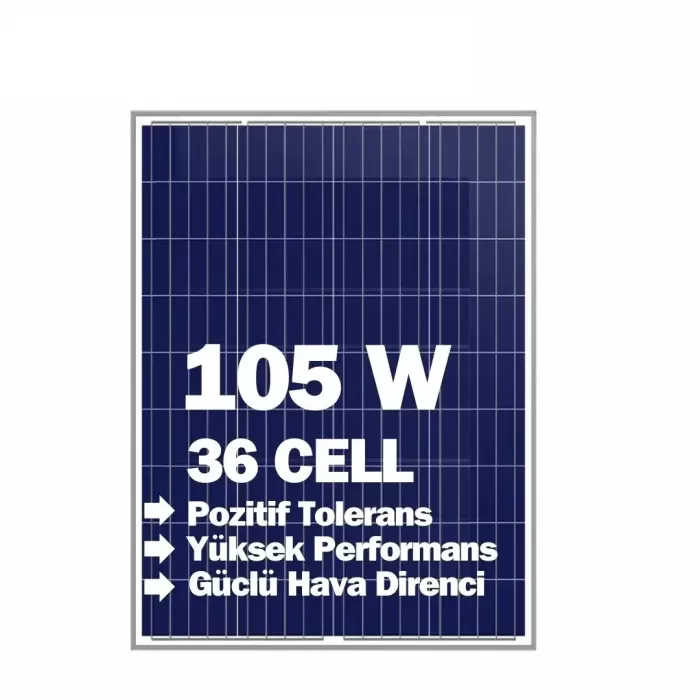 Lexron 105W Polikristal Güneş Paneli