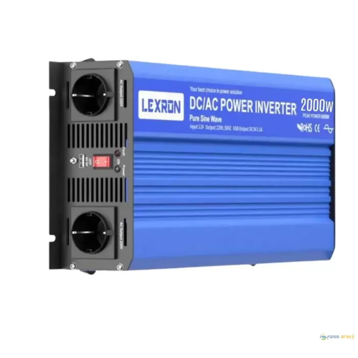 Lexron 2000W-12v Tam Sinüs İnverter