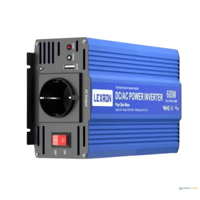 Lexron 600w-12v Tam Sinüs İnverter