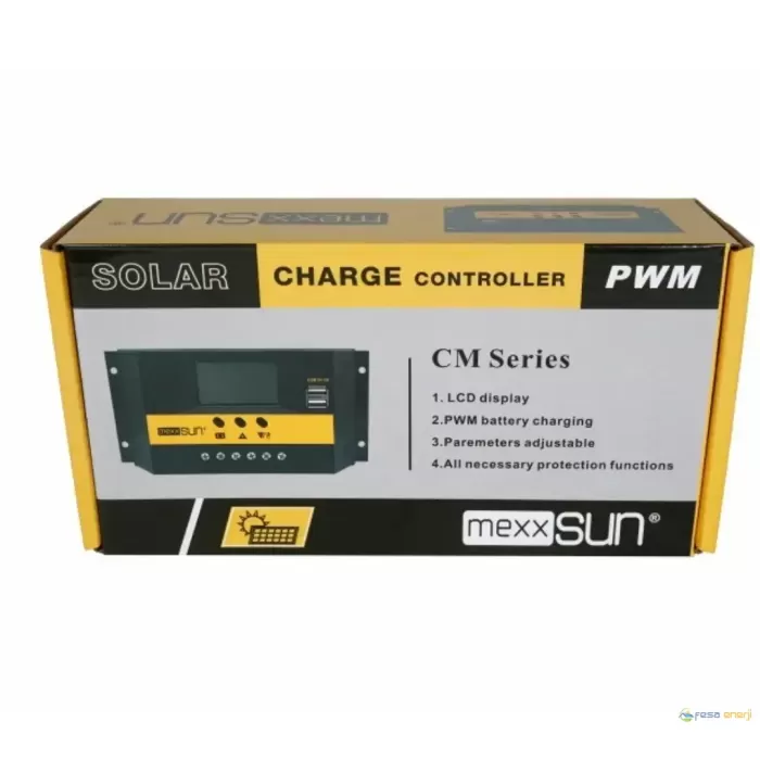 Mexxsun 40 amper pwm şarj kontrol cihazı