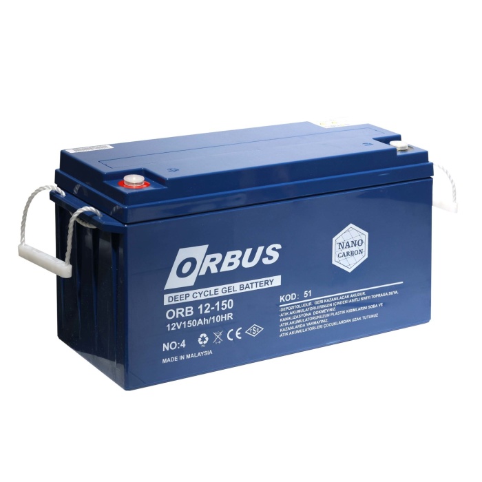Jel akü 12V 150Ah Orbus