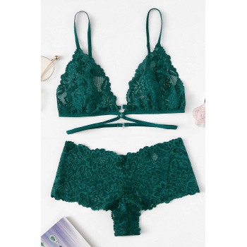 Kadın Yeşil Özel Şık Sütyen Külot Takımı – Modern, Konforlu ve Günlük Kombinlere Uygun