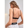 Kadın Siyah Kapsız Sırtı Açık Crop Top Bluz – Şık, Rahat ve Kolay Kombinlenebilir