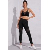 Kadın Siyah Fileli Crop Top Büstiyer – Modern ve Şık Tasarım