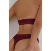 Kadın Bordo Seamless Tanga Sütyen Takım – Modern, Konforlu ve Günlük Kombinlere Uygun