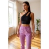 Kadın Siyah Tek Omuz Cut Out Detaylı Crop Top Bluz