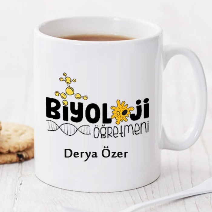 Biyoloji Öğretmeni Kişiye Özel Kupa Pi19