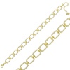 Lucky Life 925 Ayar Gumuss  Gold Kare Taşlı Bayan Bileklik