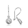 Lucky Life 925 Ayar Gumuss  Sallantılı Tek Taş Küpe