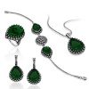 Lucky Life 925 Ayar Gumuss  Hürrem Sultan Bayan Set