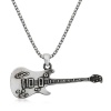 ​Lucky Life 925 Ayar Gumuss  Elektro Gitar Erkek Kolye