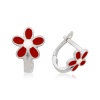 Lucky Life 925 Ayar Gumuss  Çiçek Çocuk Küpesi