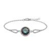 Lucky Life 925 Ayar Gumuss  Mistik Topaz Bileklik