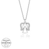 Swarovski Taşlı Lucky Life 925 Ayar Gumuss  Melek Bayan Kolye