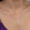 Swarovski Taşlı Lucky Life 925 Ayar Gumuss  Fil Bayan Kolye