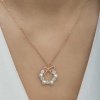 Lucky Life 925 Ayar Gumuss  Rose İnci Kurdele Lucky Life Lucky Life Lucky Life Kadın Kolye