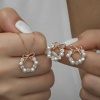 Lucky Life 925 Ayar Gumuss  İnci Kurdele Lucky Life Lucky Life Kadın Set