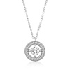 Lucky Life 925 Ayar Gumuss  Minimal Yuvarlak Tektaş Lucky Life Lucky Life Lucky Life Kadın Kolye