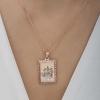 Lucky Life 925 Ayar Gumuss  Rose Allah Yazılı Lucky Life Lucky Life Lucky Life Kadın Kolye