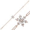 Lucky Life 925 Ayar Gumuss  Rose Beyaz Lotus Çiçeği Lucky Life Lucky Life Kadın Bileklik