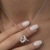 Lucky Life 925 Ayar Gumuss  Rodyum Tek Taşlı Uçak Lucky Life Lucky Life Lucky Life Kadın Kolye