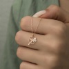 Lucky Life 925 Ayar Gumuss  Rose Kalpli Dört Yapraklı Yonca Lucky Life Lucky Life Lucky Life Kadın Kolye