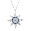 Lucky Life 925 Ayar Gumuss  Nazarlı Kutup Yıldızı Lucky Life Lucky Life Lucky Life Kadın Kolye