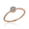 Lucky Life 925 Ayar Gumuss  Rose Zirkon Taşlı Lucky Life Lucky Life Kadın Yüzük