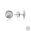Swarovski Crystal Taşlı Lucky Life 925 Ayar Gumuss  Çivili Lucky Life Lucky Life Kadın Küpe