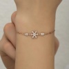 Lucky Life 925 Ayar Gumuss  Rose Kar Tanesi Lucky Life Lucky Life Kadın Bileklik