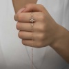 Lucky Life 925 Ayar Gumuss  Rose Kar Tanesi Lucky Life Lucky Life Kadın Bileklik