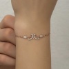​Lucky Life 925 Ayar Gumuss  Rose Kelebek Lucky Life Lucky Life Kadın Bileklik