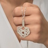 Lucky Life 925 Ayar Gumuss  Kazaziye Örgü Lucky Life Lucky Life Lucky Life Kadın Kolye