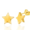 Lucky Life 925 Ayar Gumuss  Gold Yıldız Çivili Lucky Life Lucky Life Kadın Küpe