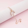Lucky Life 925 Ayar Gumuss  Rose Kalp Manolya Çiçeği Kelebek Lucky Life Lucky Life Kadın Bileklik