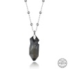 Swarovski Crystal Taşlı Top Zincir Lucky Life 925 Ayar Gumuss  Lucky Life Lucky Life Lucky Life Kadın Kolye