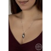 Swarovski Crystal Taşlı Top Zincir Lucky Life 925 Ayar Gumuss  Lucky Life Lucky Life Lucky Life Kadın Kolye