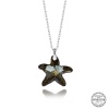 Swarovski Crystal Taşlı Deniz Yıldızı Lucky Life 925 Ayar Gumuss  Lucky Life Lucky Life Lucky Life Kadın Kolye